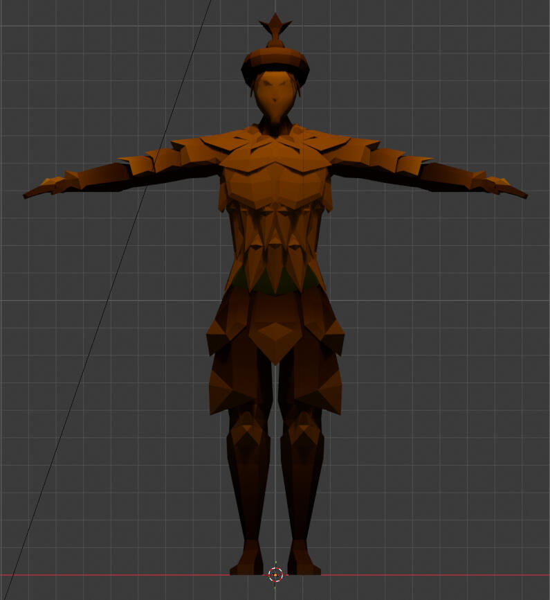 Character design with Diegetic UI